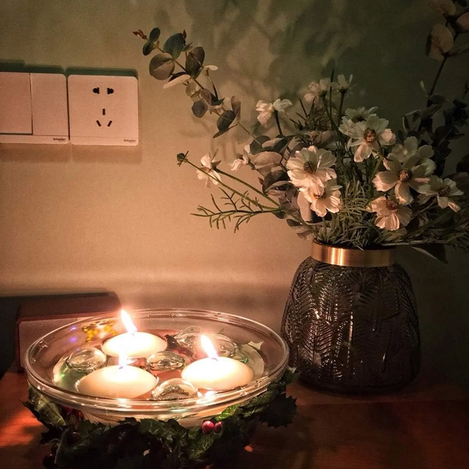 Floating Candle Holder (1 Pc): Romantic Ambiance, Table Decor, Diwali - Image 5