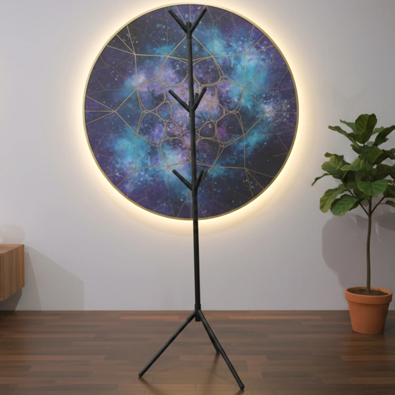 Floor Standing Metal Coat Rack Stand with Multi Hooks - Image 4