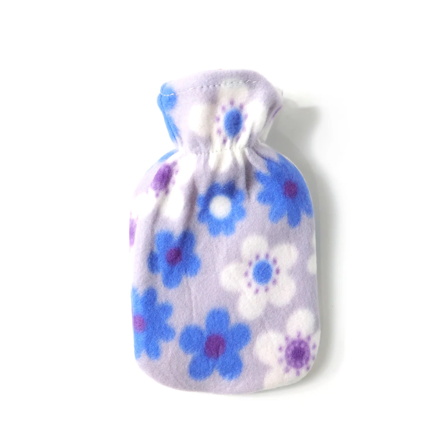 Floral Printed Soft Plush Hot Water Bag And Cover (19x12 Cm) - Image 4