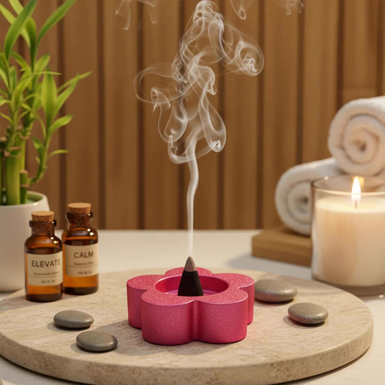 Flower Decorative Diya Multi-Purpose Tealight Candle Holder - Image 2