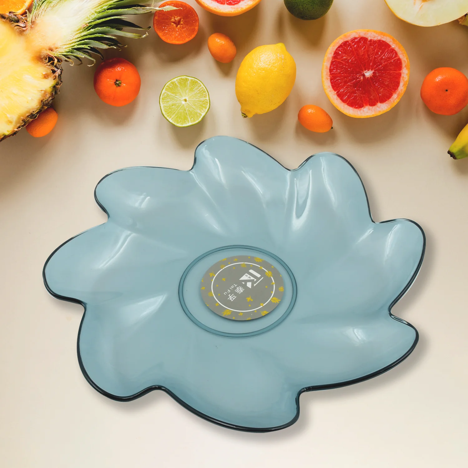 Flower Shape Kids Plastic Plate - for Dinner, Snacks & Party Supplies (1pc) - Image 3