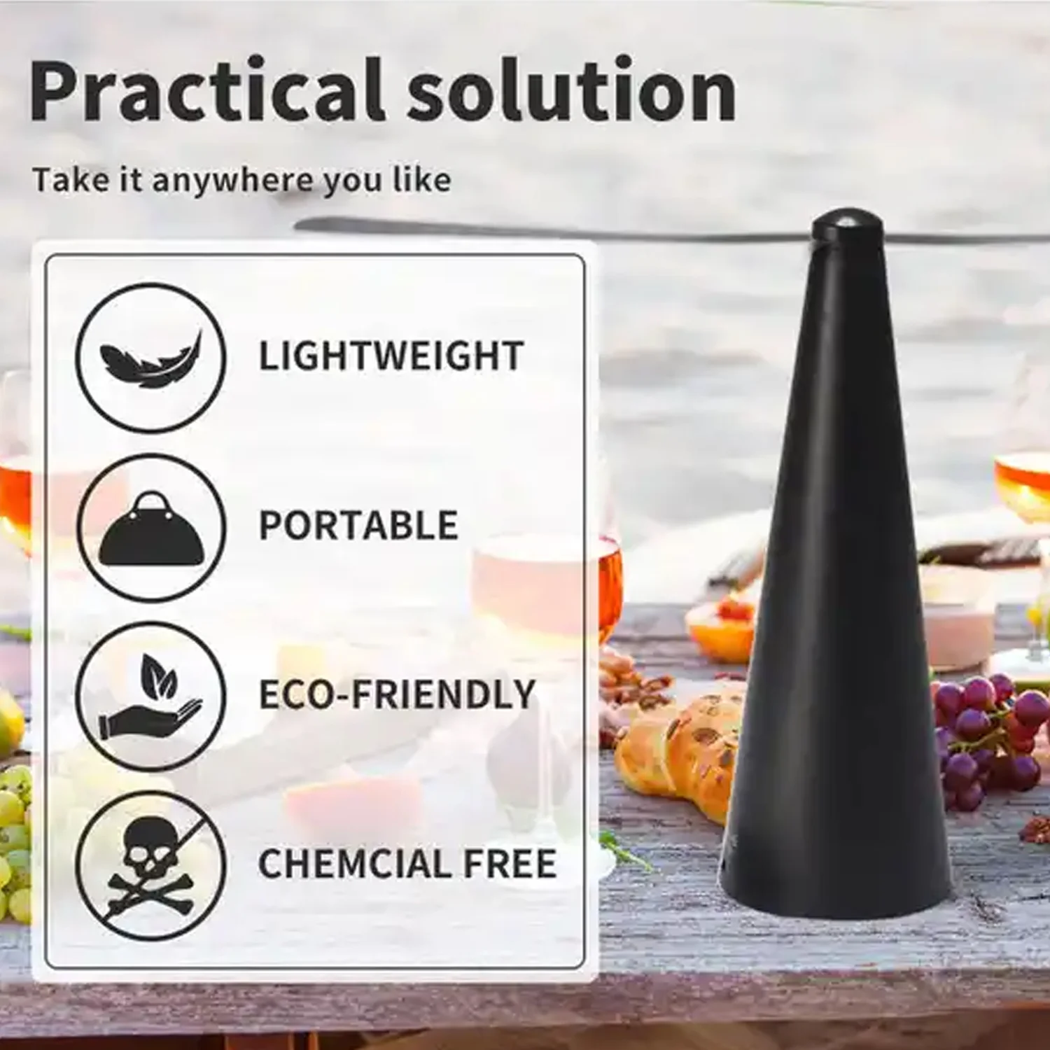 Fly Repellent Fan (Battery & USB) - Tabletop, Indoor/Outdoor, Chemical-Free - Image 6