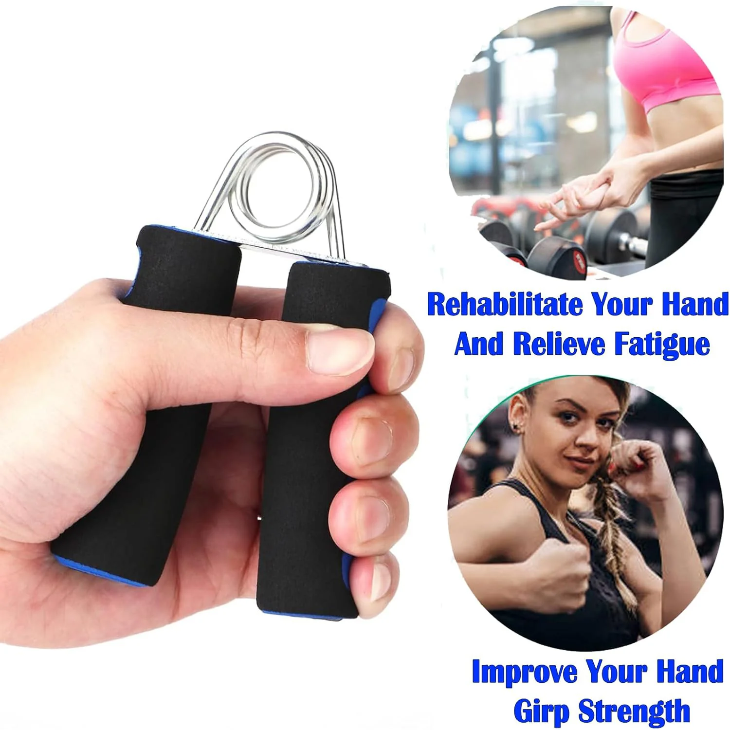 Foam Grip Hand Exerciser - (1 Pc) - Image 8