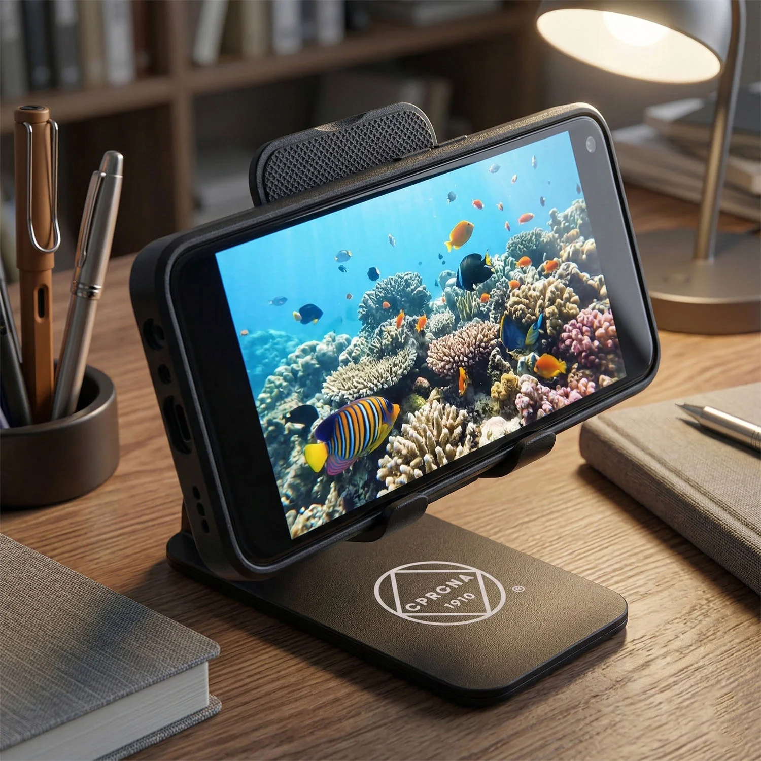 Foldable Adjustable Desktop Mobile Phone Stand Holder (1 Pc) - Image 3