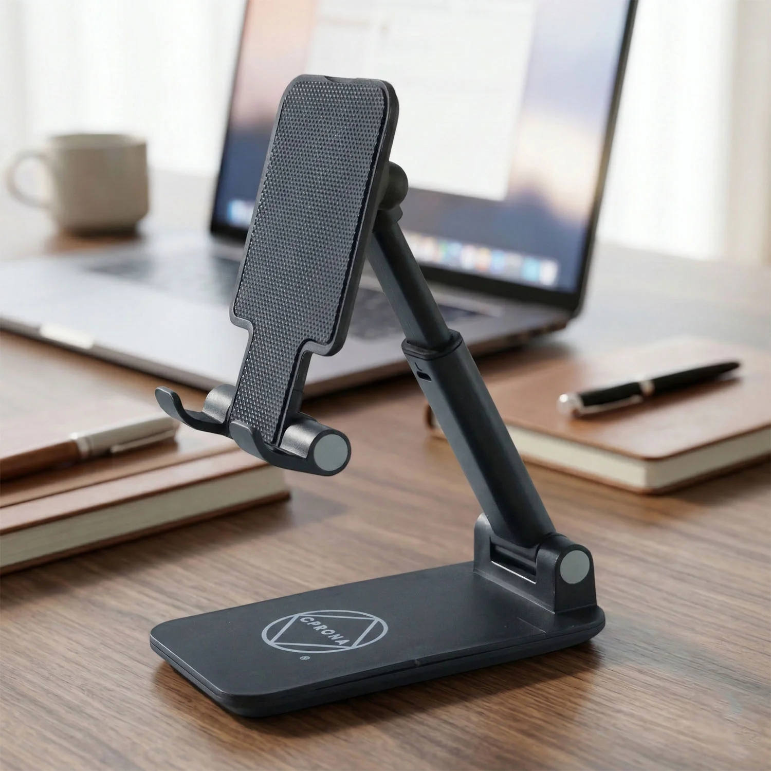 Foldable Adjustable Desktop Mobile Phone Stand Holder (1 Pc) - Image 7