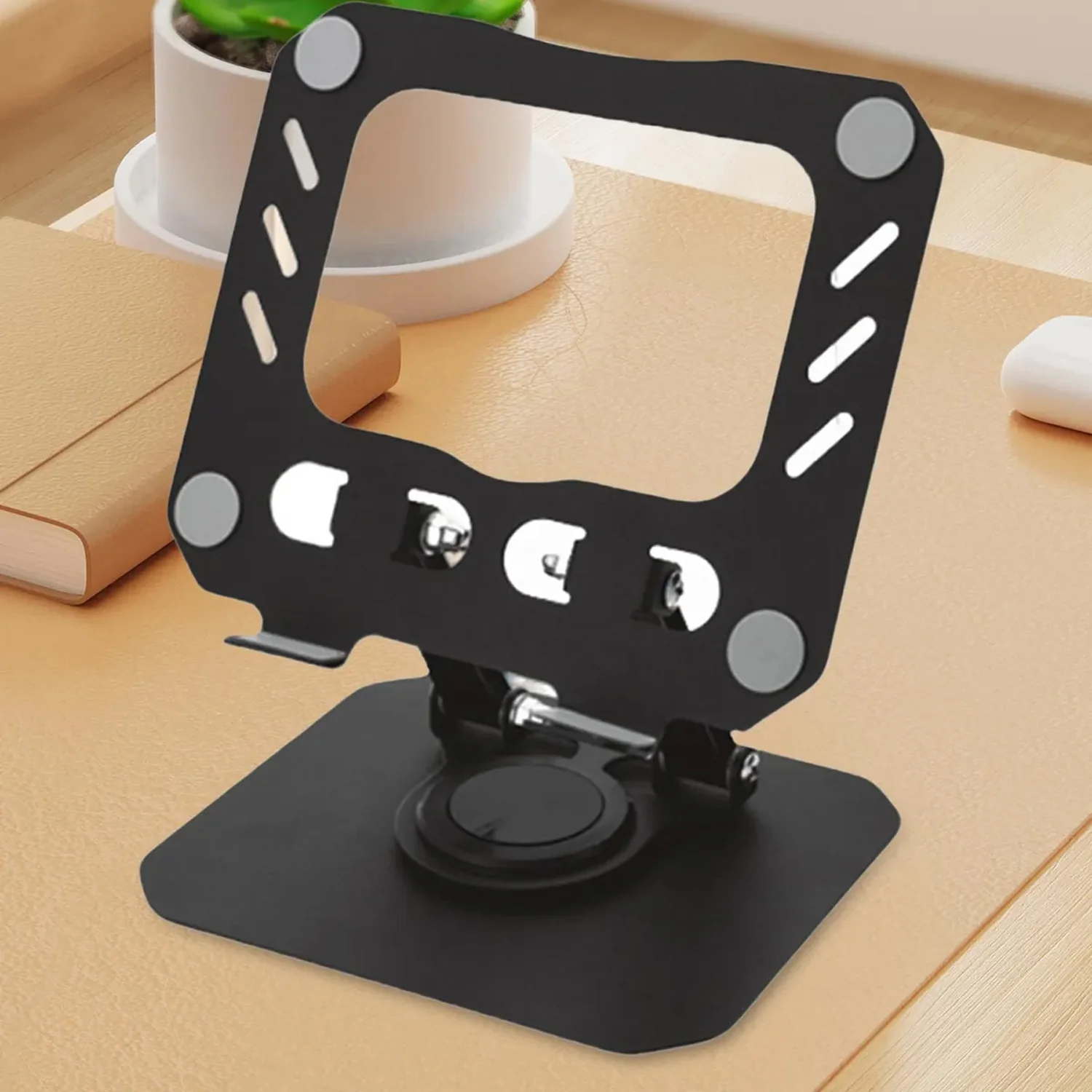 Foldable Adjustable Metal Laptop Stand (1 Pc) - Image 5