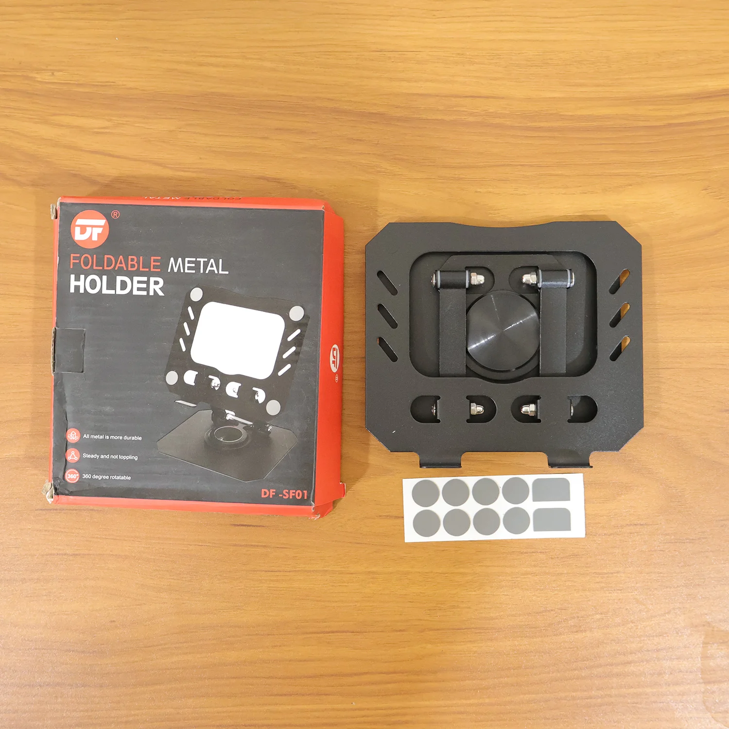 Foldable Adjustable Metal Laptop Stand (1 Pc) - Image 9