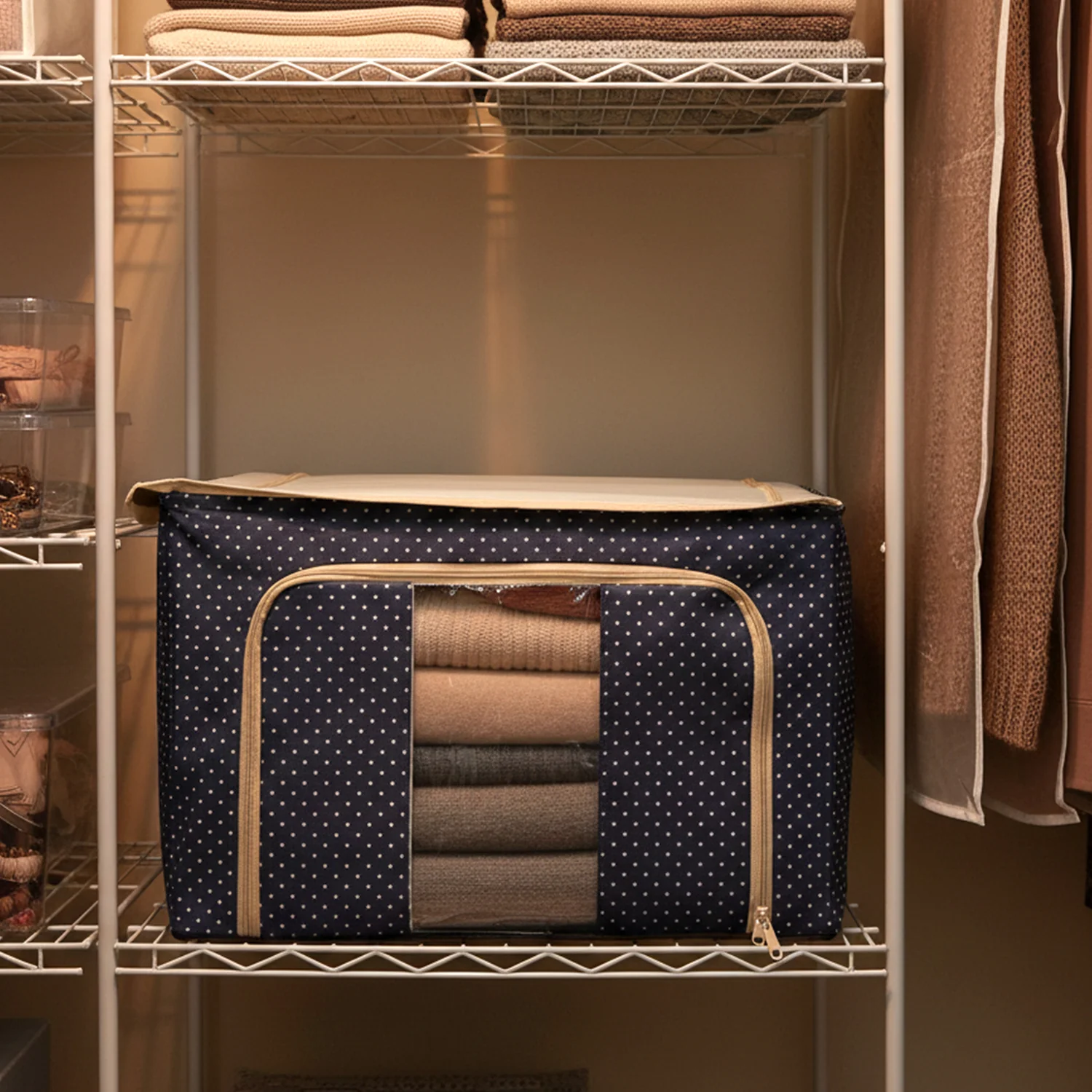 Foldable Cloth Storage Box 50x40 Cm - Image 5