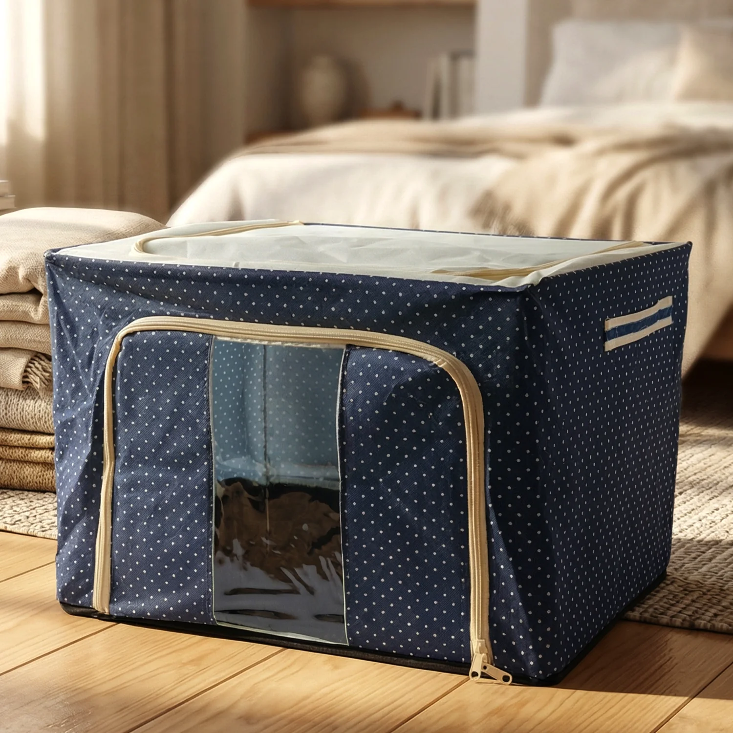 Foldable Cloth Storage Box 50x40 Cm - Image 8