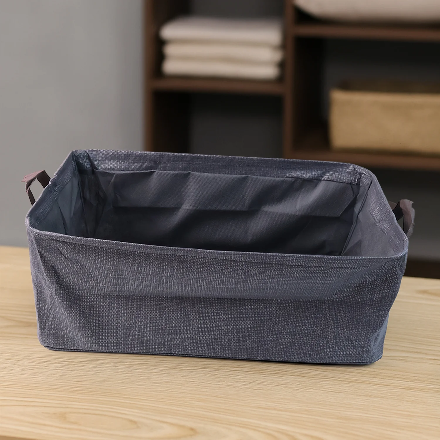 Foldable Cloth Storage Organizer Bag With Handles (Approx 46x27Cm\1Pc) - Image 4