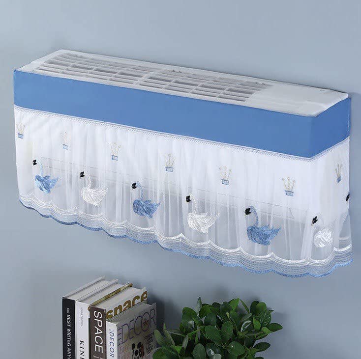 Folding Split AC Dust Cover – Washable, Dustproof (1 Pc, approx 1 Ton) - Image 5
