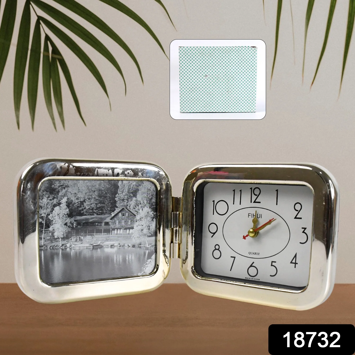 Plastic Foldable Desk Clock (1 Pc / With Box) - Image 2