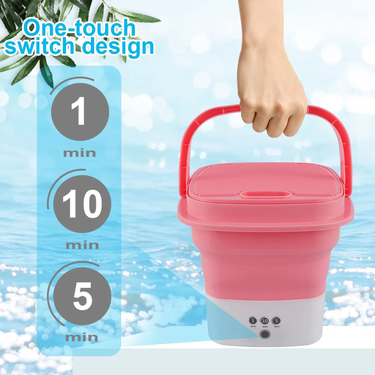 Foldable Electric Washing Bucket (1 Pc) - Image 8