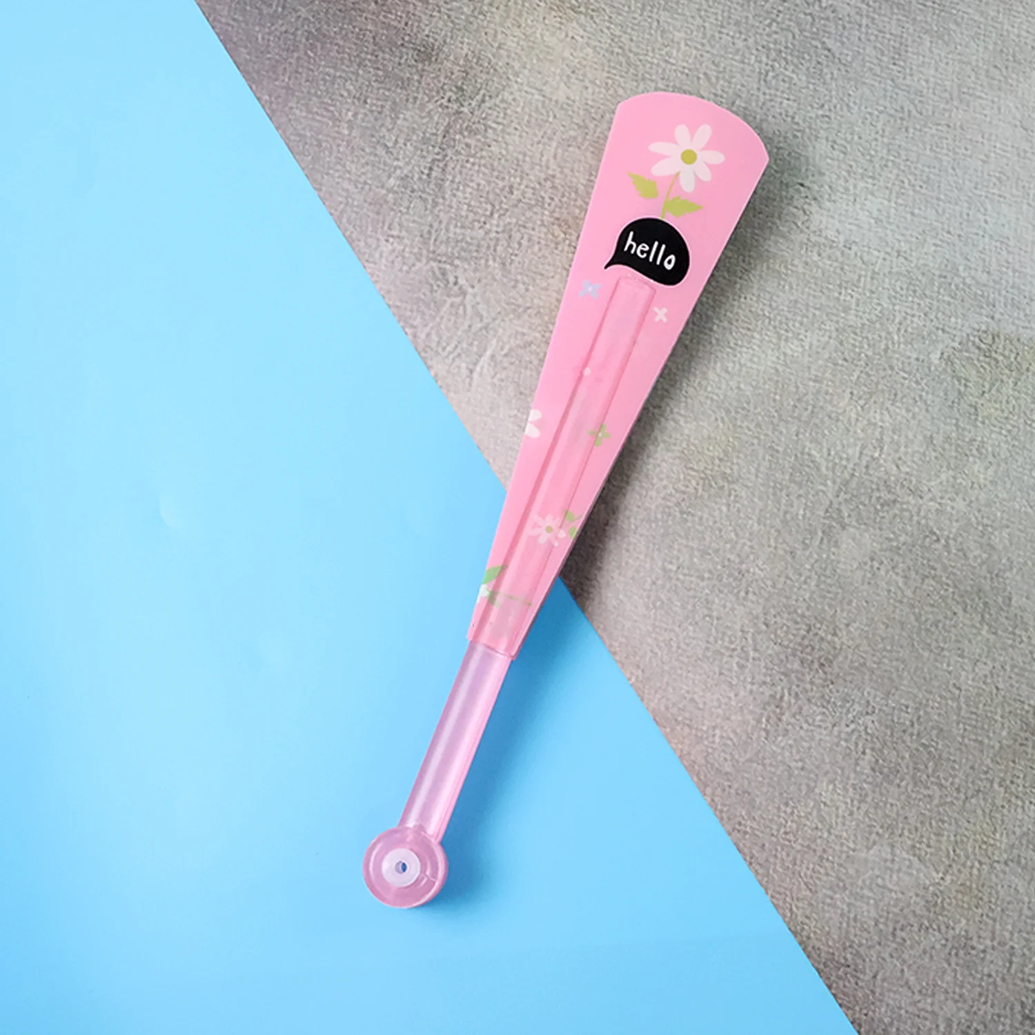 Foldable Hand Fan with Floral Print - (1 Pc) - Image 3