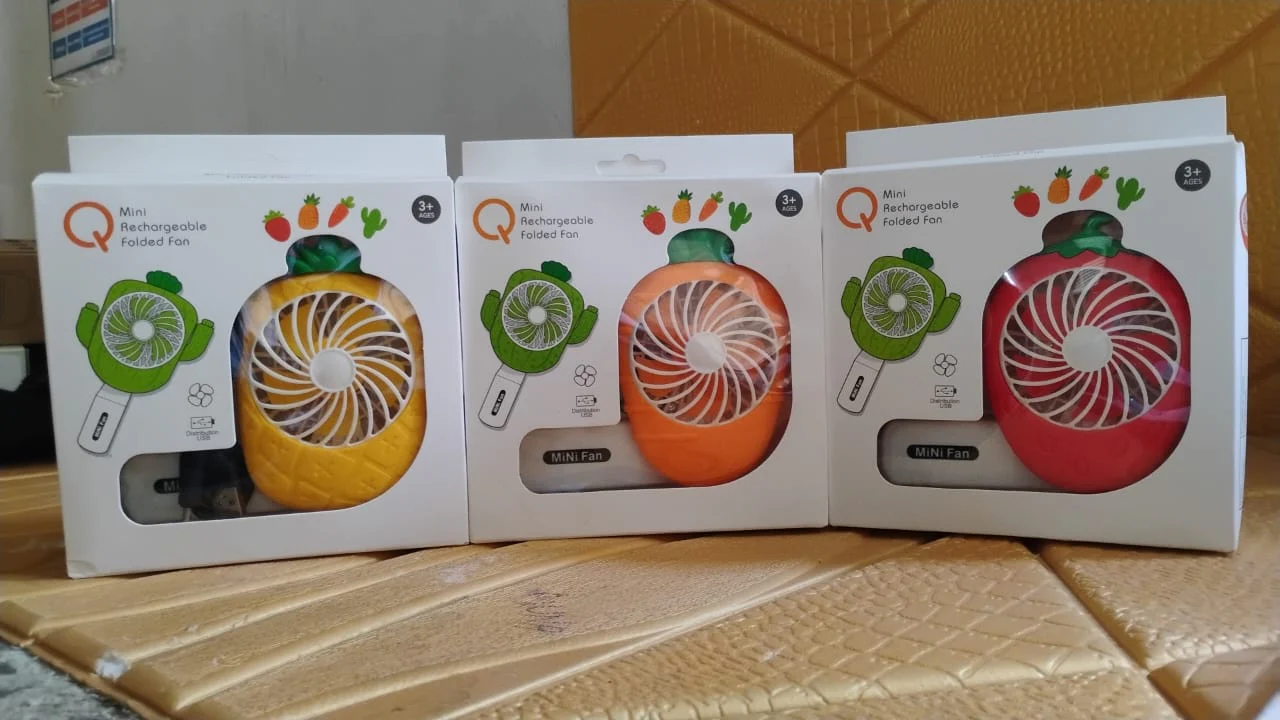 USB Operated Handheld Mini Fan ( Mix Colour) - Image 7