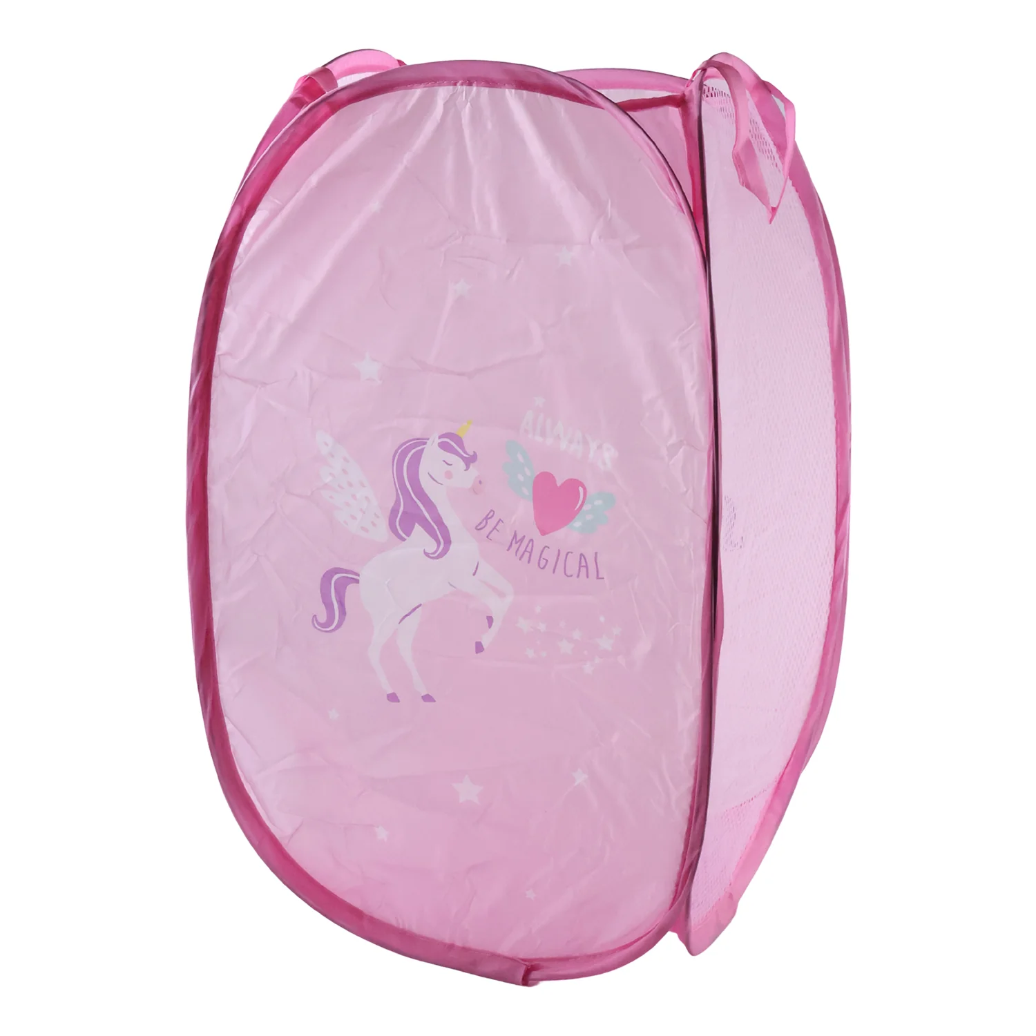 Foldable Kids Laundry Basket Unicorn Hamper Bag (1 Pc, 36x36x58 Cm) - Image 4