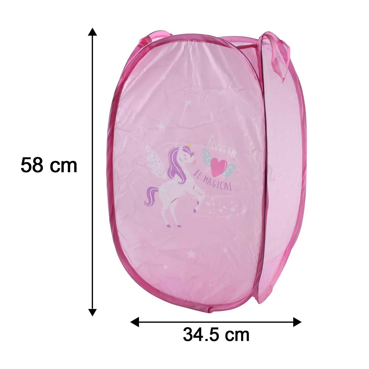 Foldable Kids Laundry Basket Unicorn Hamper Bag (1 Pc, 36x36x58 Cm) - Image 6