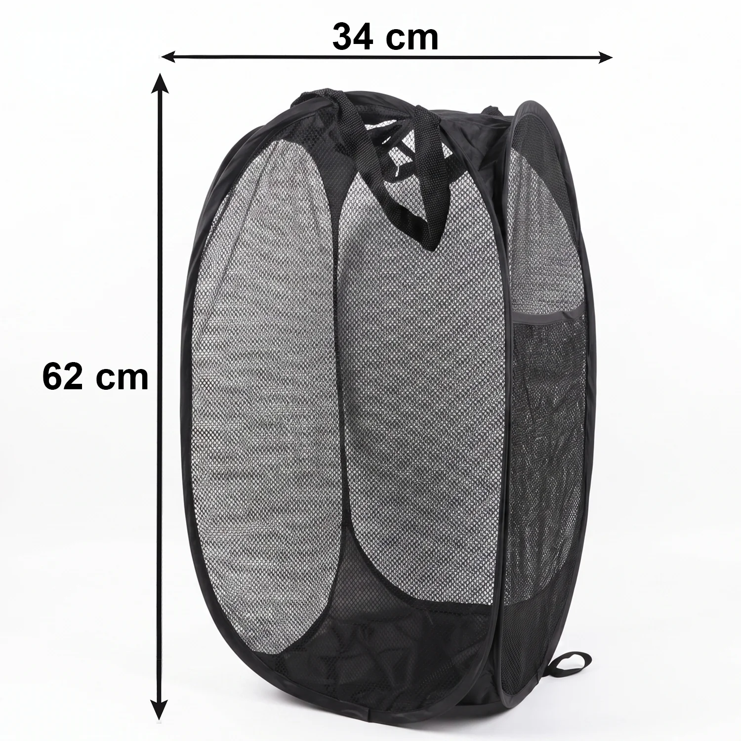 Foldable Mesh Laundry Bag Hamper (1 Pc, 61x35x35 Cm) - Image 6