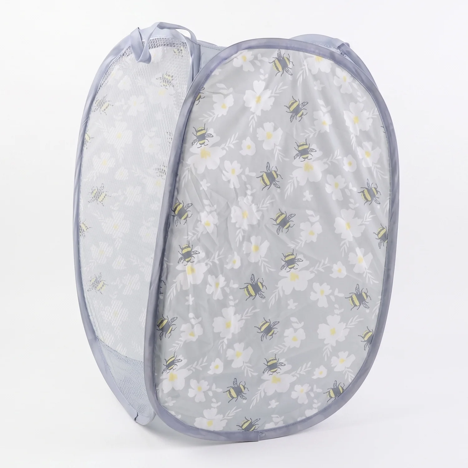 Foldable Mesh Laundry Bag Hamper (1 Pc, 36x36x56 Cm) - Image 5