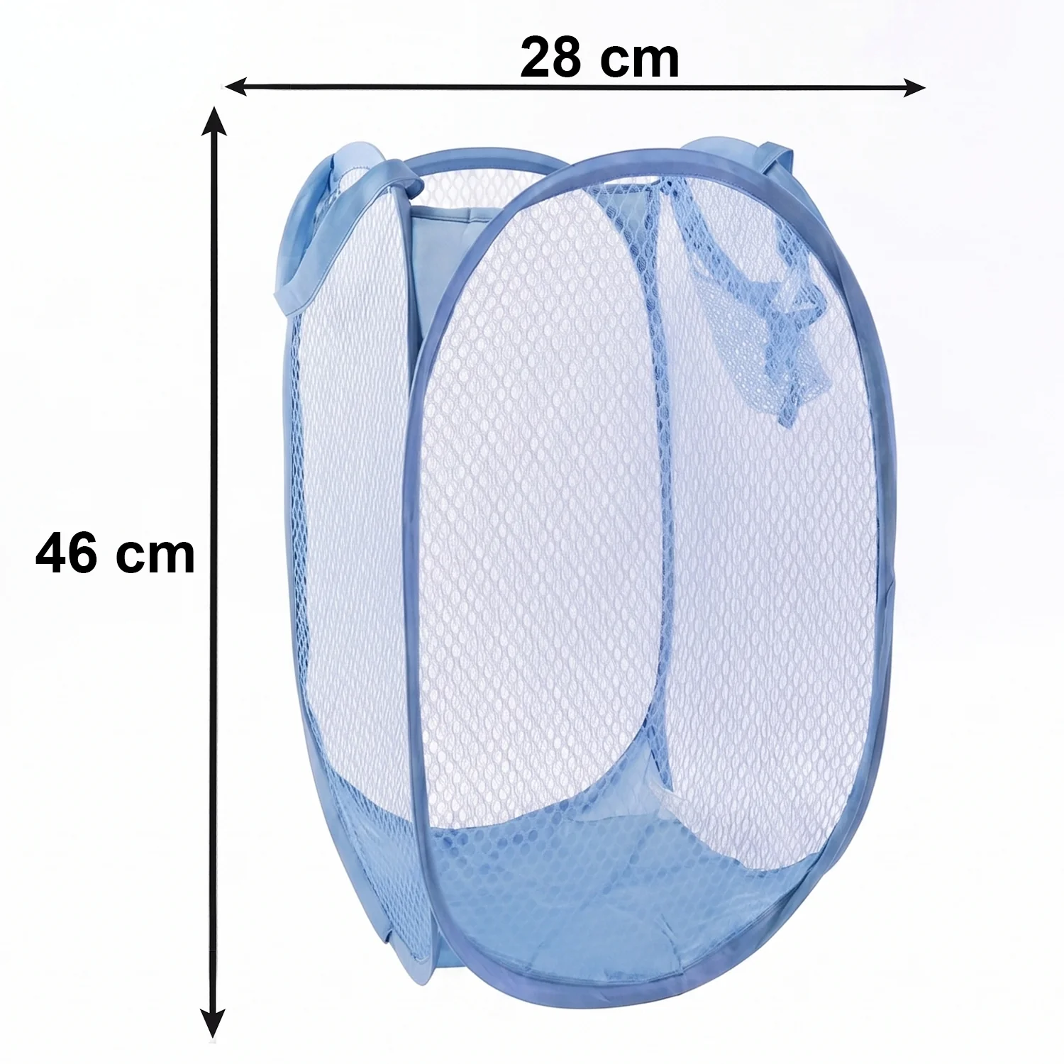 Foldable Mesh Laundry Bag Hamper (1 Pc, 30x30x46 Cm) - Image 6