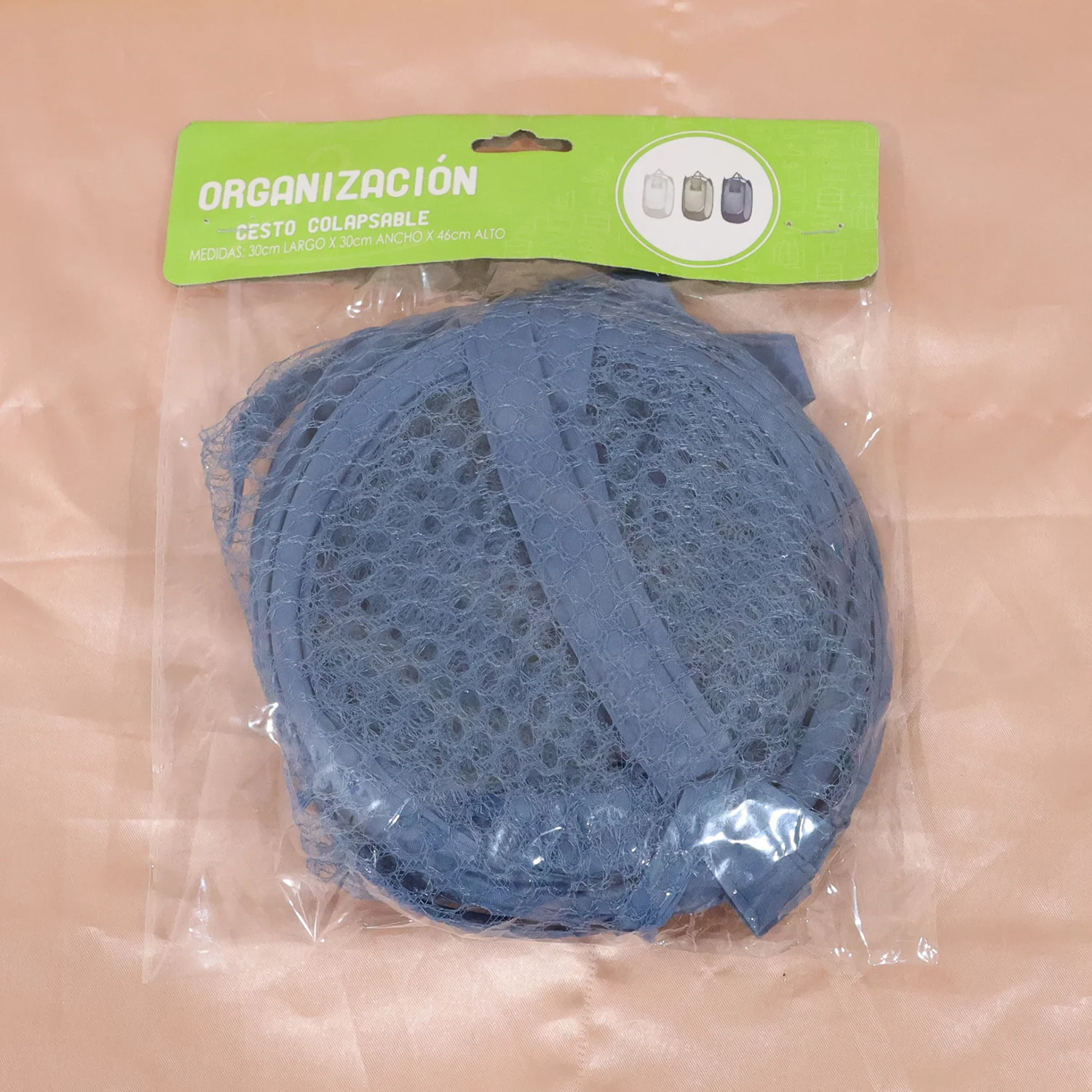Foldable Mesh Laundry Bag Hamper (1 Pc, 30x30x46 Cm) - Image 9