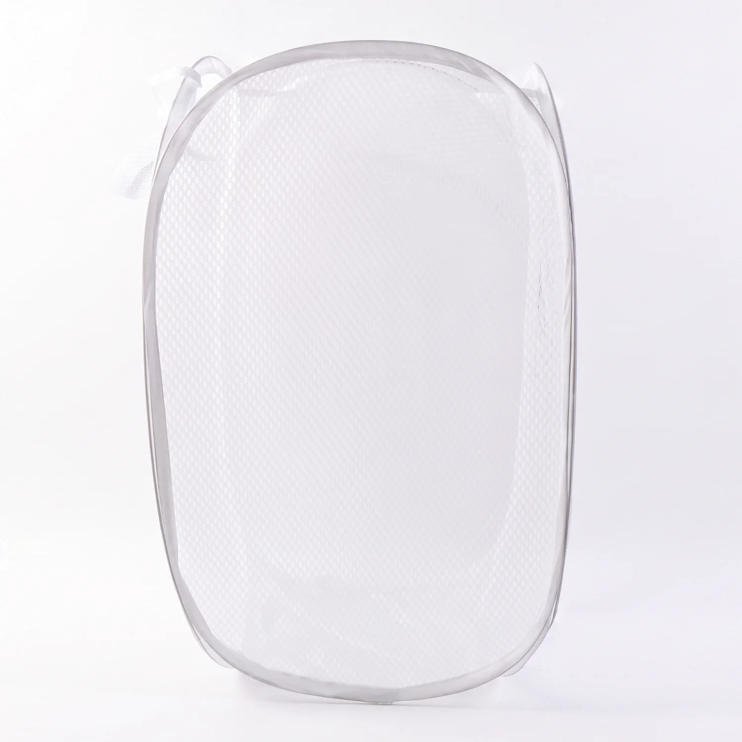 Foldable Mesh Laundry Bag Hamper (1 Pc, 32x56 Cm) - Image 5