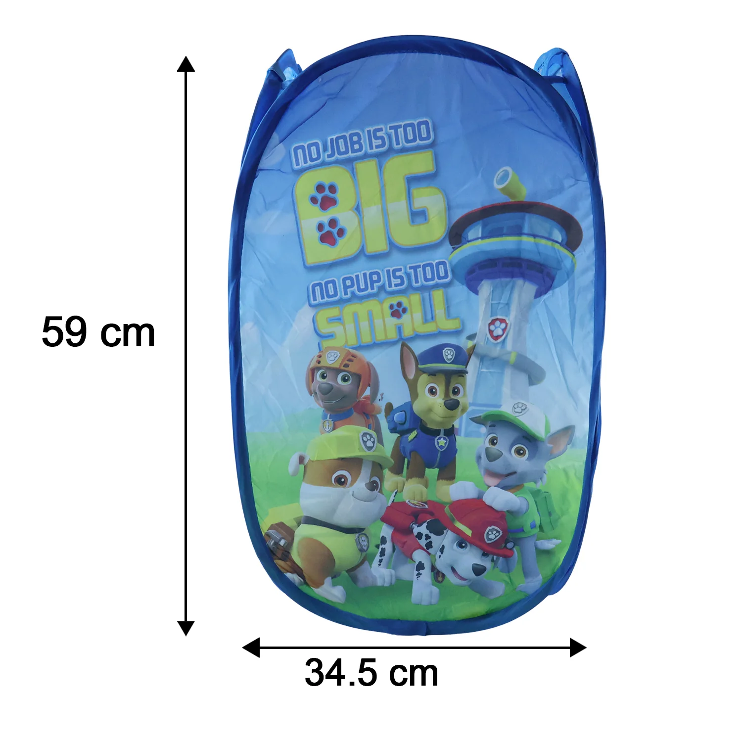 Foldable Laundry Basket Fabric Mesh Clothes Hamper (1 Pc,34.29x34.29x54.61cm) - Image 6