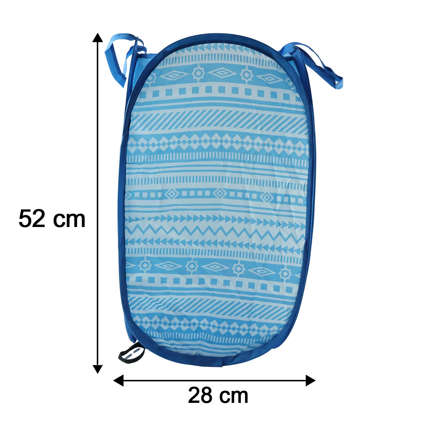 Foldable Laundry Basket Fabric Mesh Clothes Hamper Storage Bag (1 Pc,52x30x30cm) - Image 6