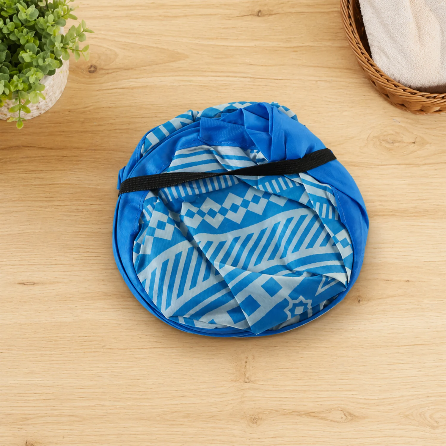 Foldable Laundry Basket Fabric Mesh Clothes Hamper Storage Bag (1 Pc,52x30x30cm) - Image 9