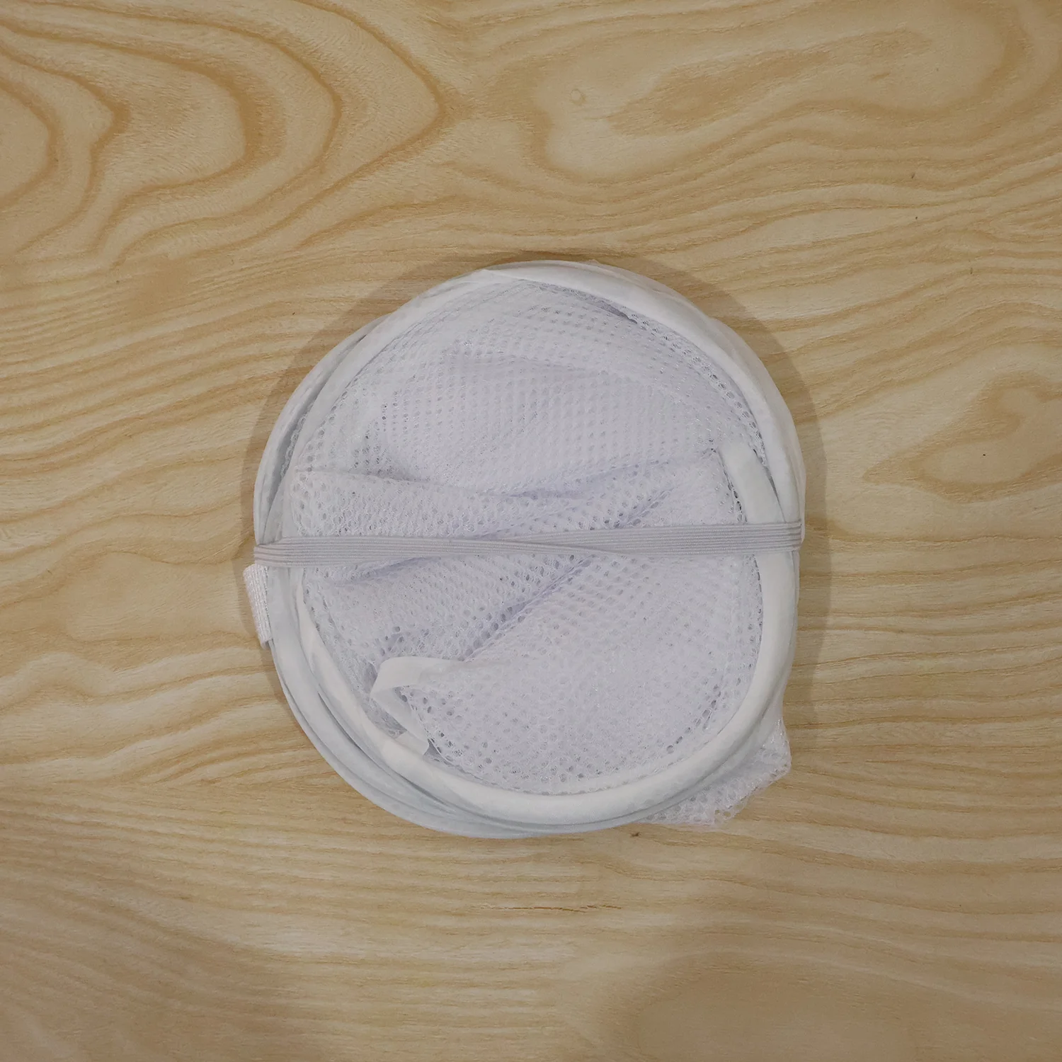 Foldable Laundry Basket Fabric Mesh Clothes Hamper Bag (1 Pc,33x33x54cm) - Image 10