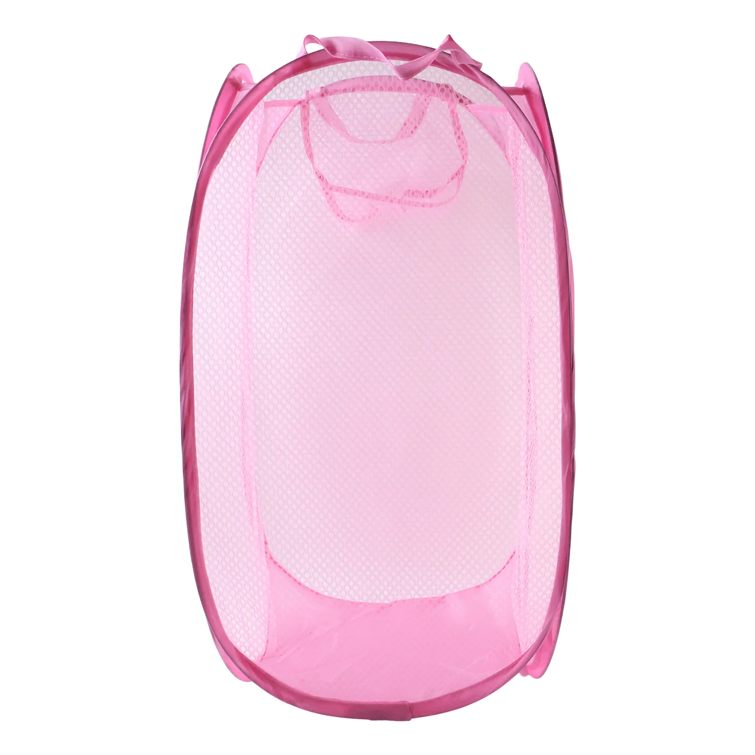 Foldable Mesh Laundry Basket Lightweight Clothes Hamper (1Pc, 32x32x58cm) - Image 4