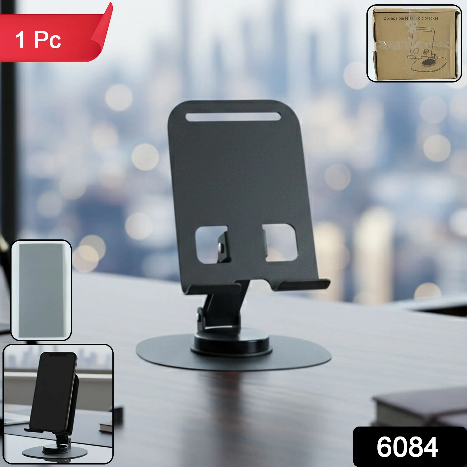 Foldable Metal Mobile Stand  (1 Pc) - Image 2