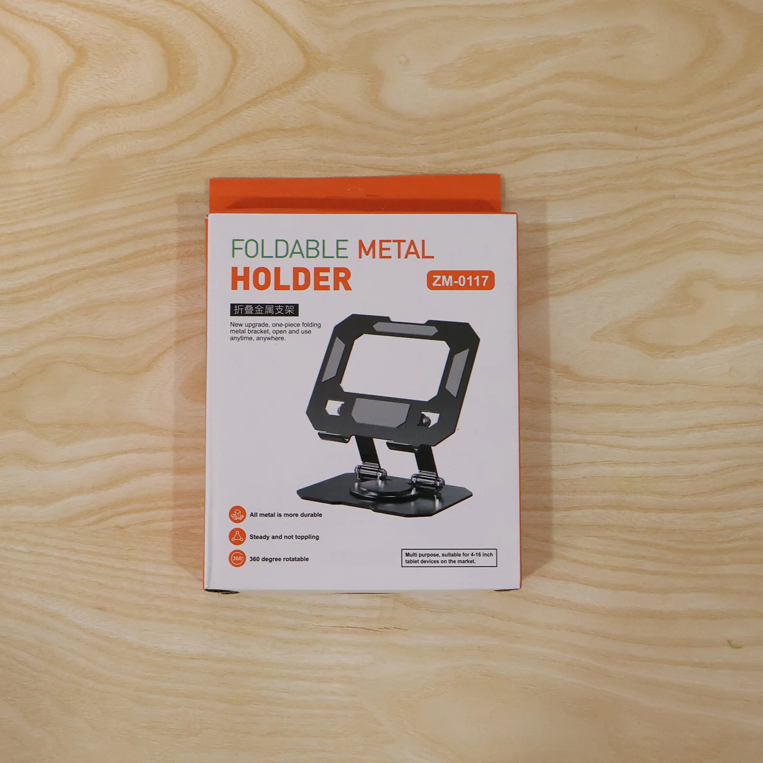 Foldable Metal Phone & Tablet Stand Holder (1 Set) - Image 10