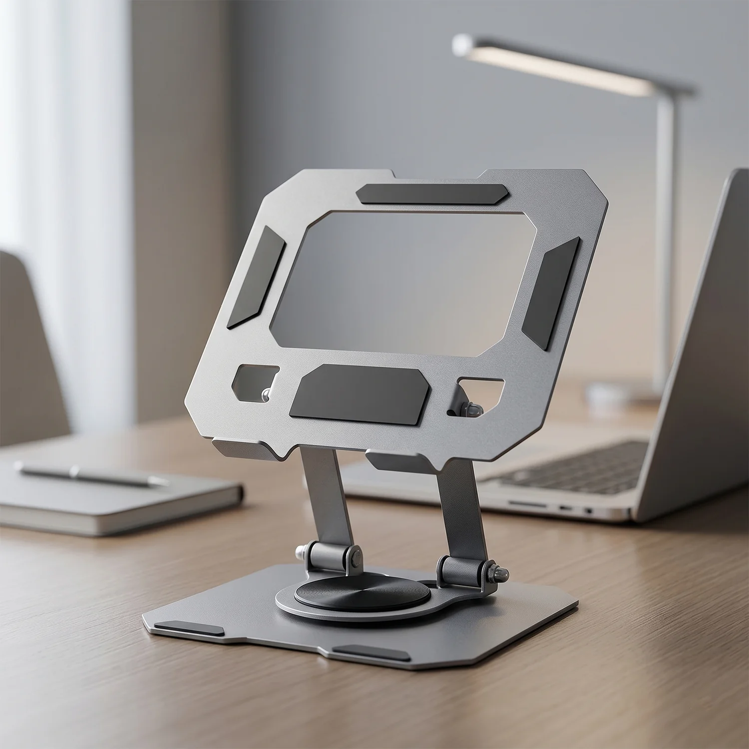Foldable Metal Phone & Tablet Stand Holder (1 Set) - Image 7