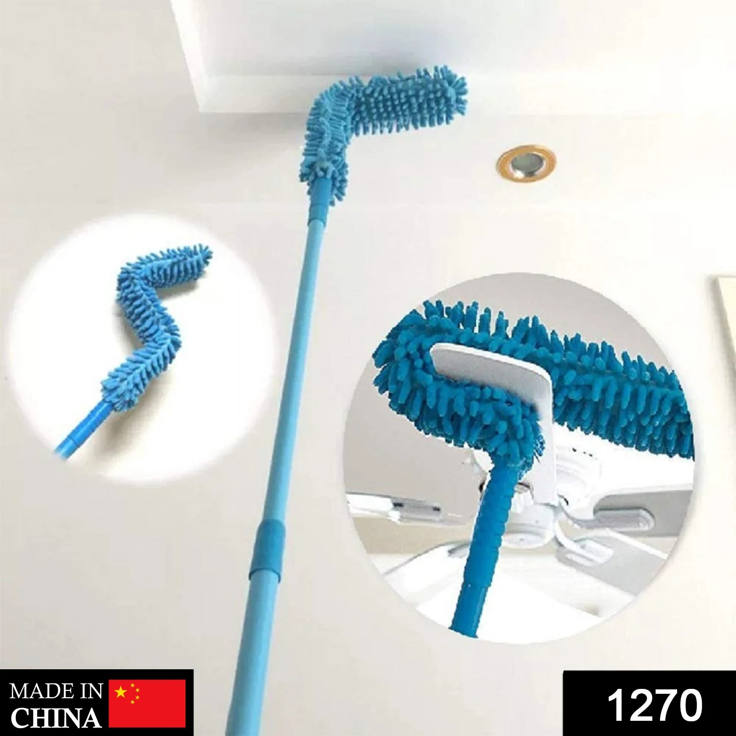 Foldable Multipurpose Microfiber Fan Cleaning Duster for Quick and Easy Cleaning - Image 2