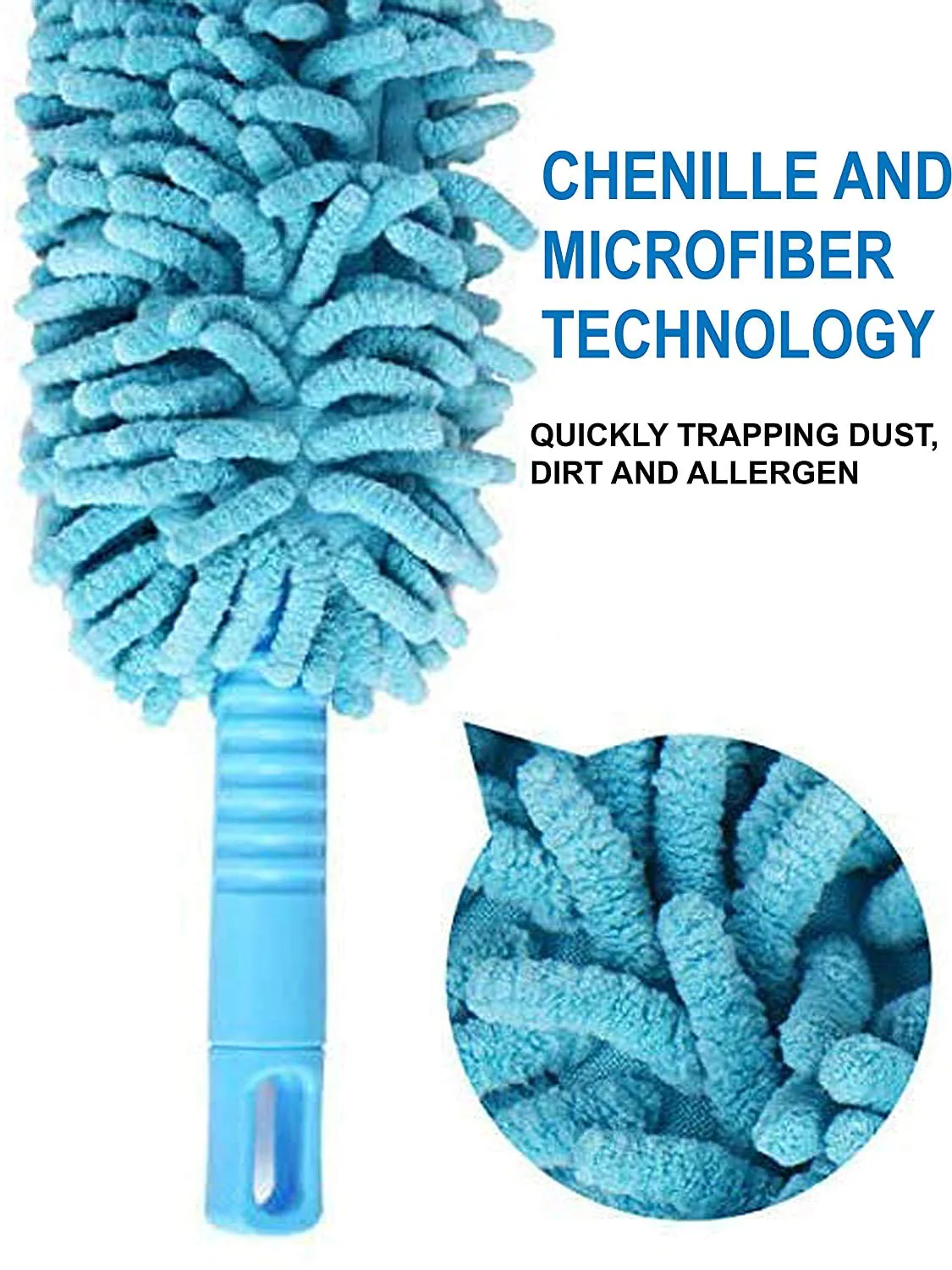 Foldable Multipurpose Microfiber Fan Cleaning Duster for Quick and Easy Cleaning - Image 9