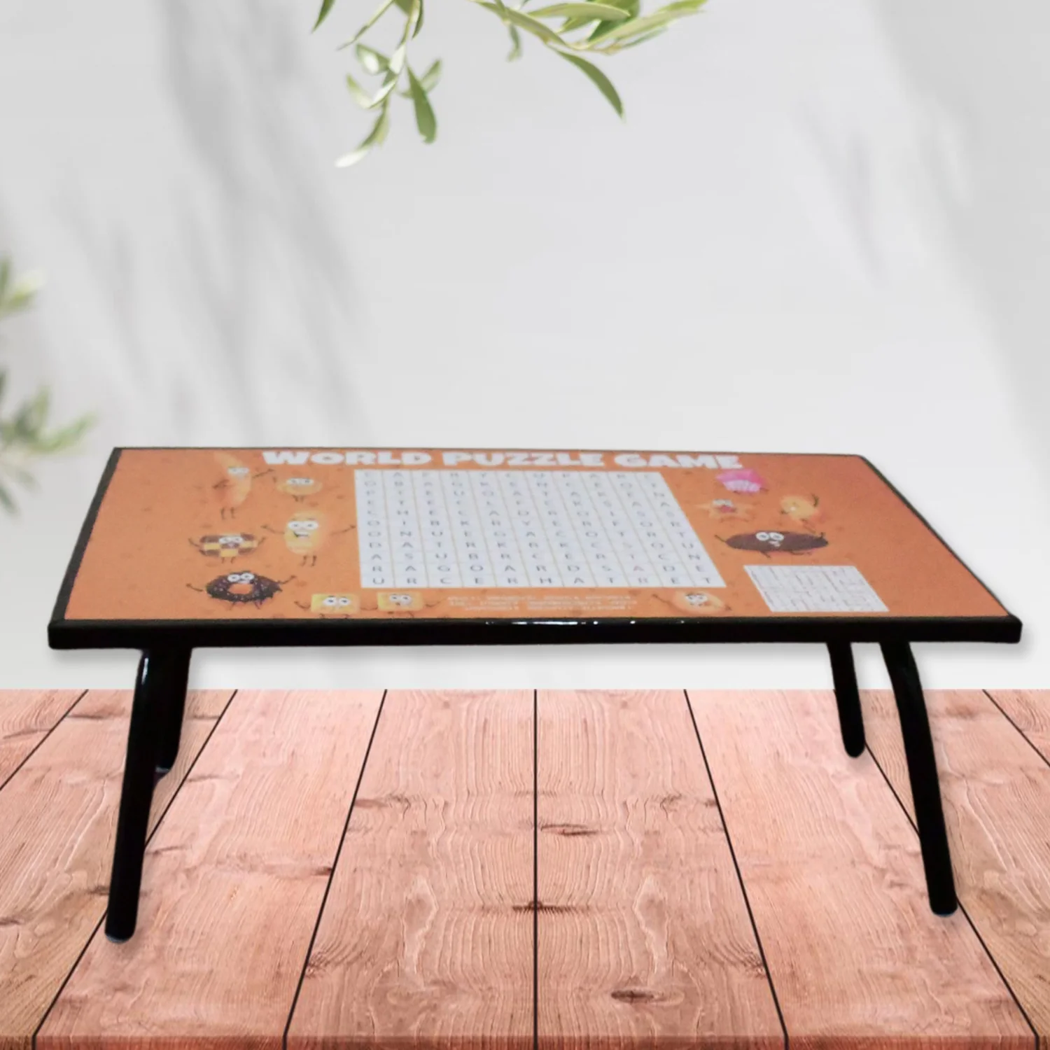 Foldable Mix Design Games Table Board || Bed Study Table (48 × 28 Cm / 1 Pc) - Image 5