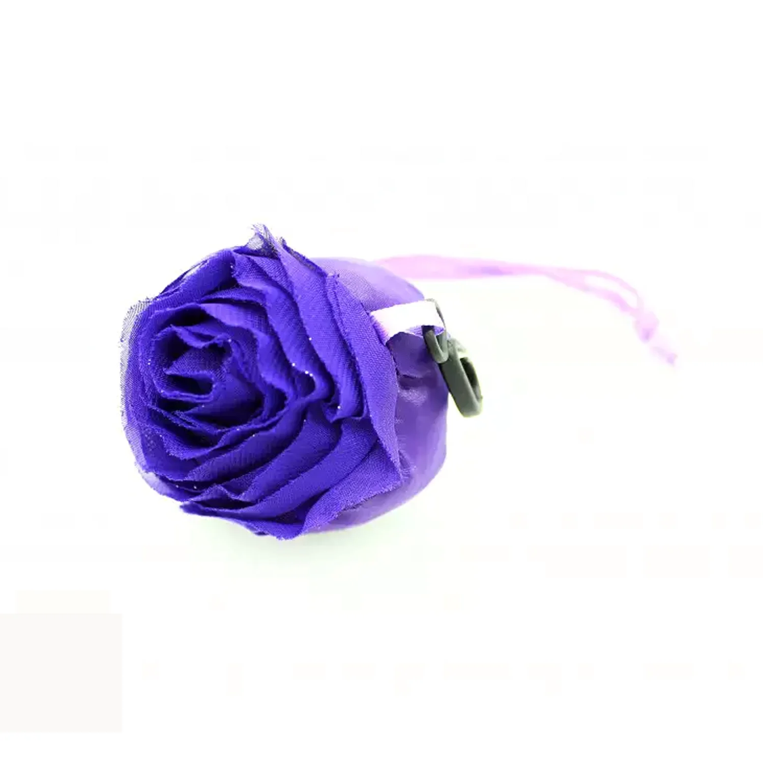 Foldable Nylon Shopping Bag (Rose Design): Reusable, Eco-Friendly (1 Pc) - Image 4