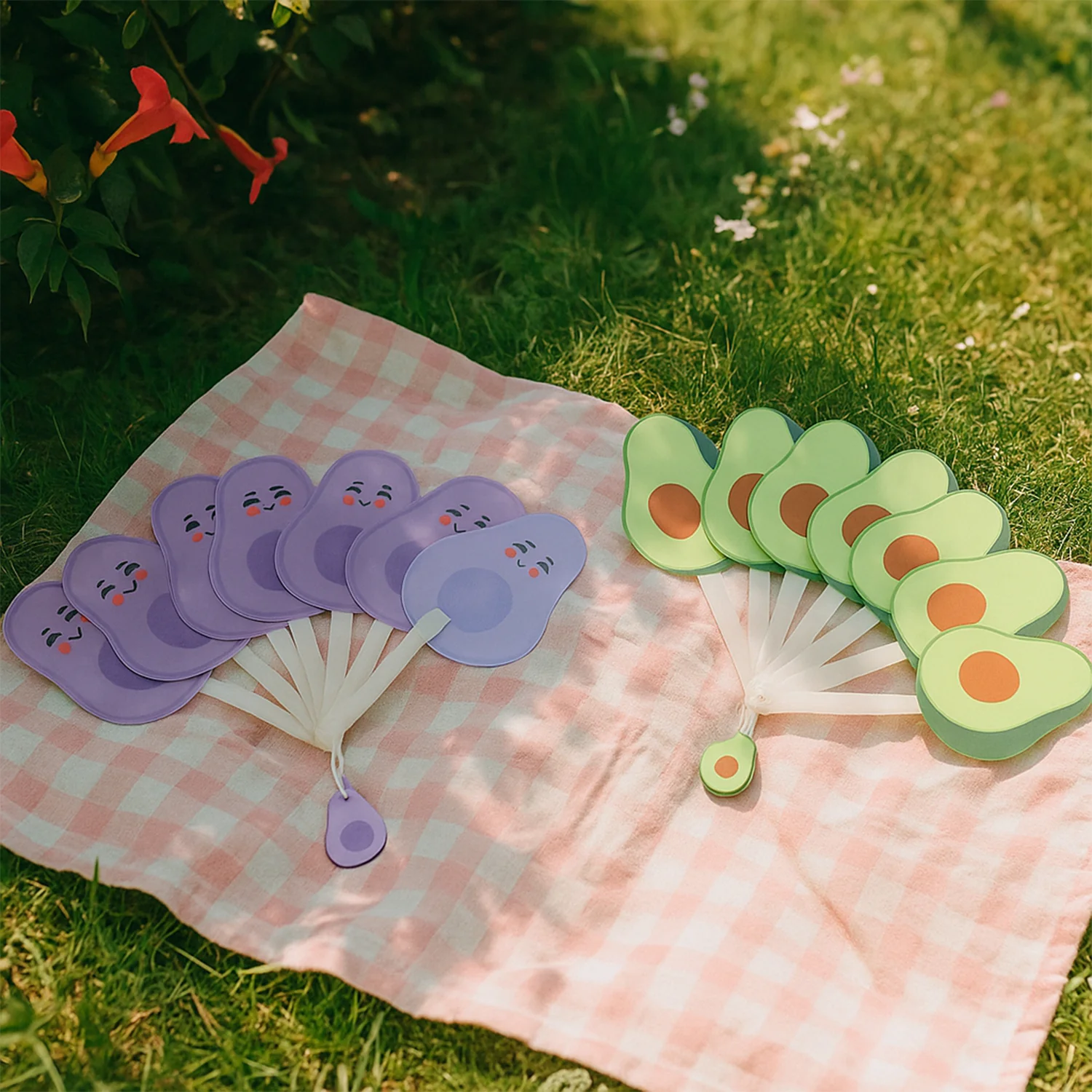 Foldable Pocket Fan with Keychain (1 Pc) - Image 4