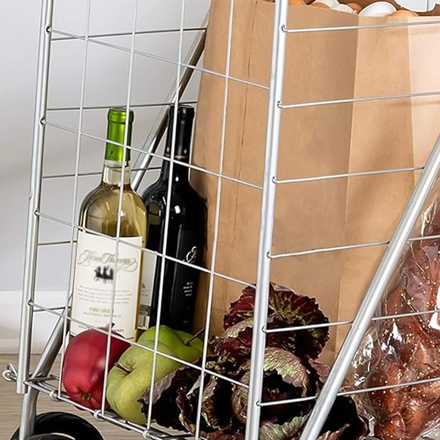 Foldable Shopping Trolley with Wheels ( MOQ :- 2 Pc) - Image 11