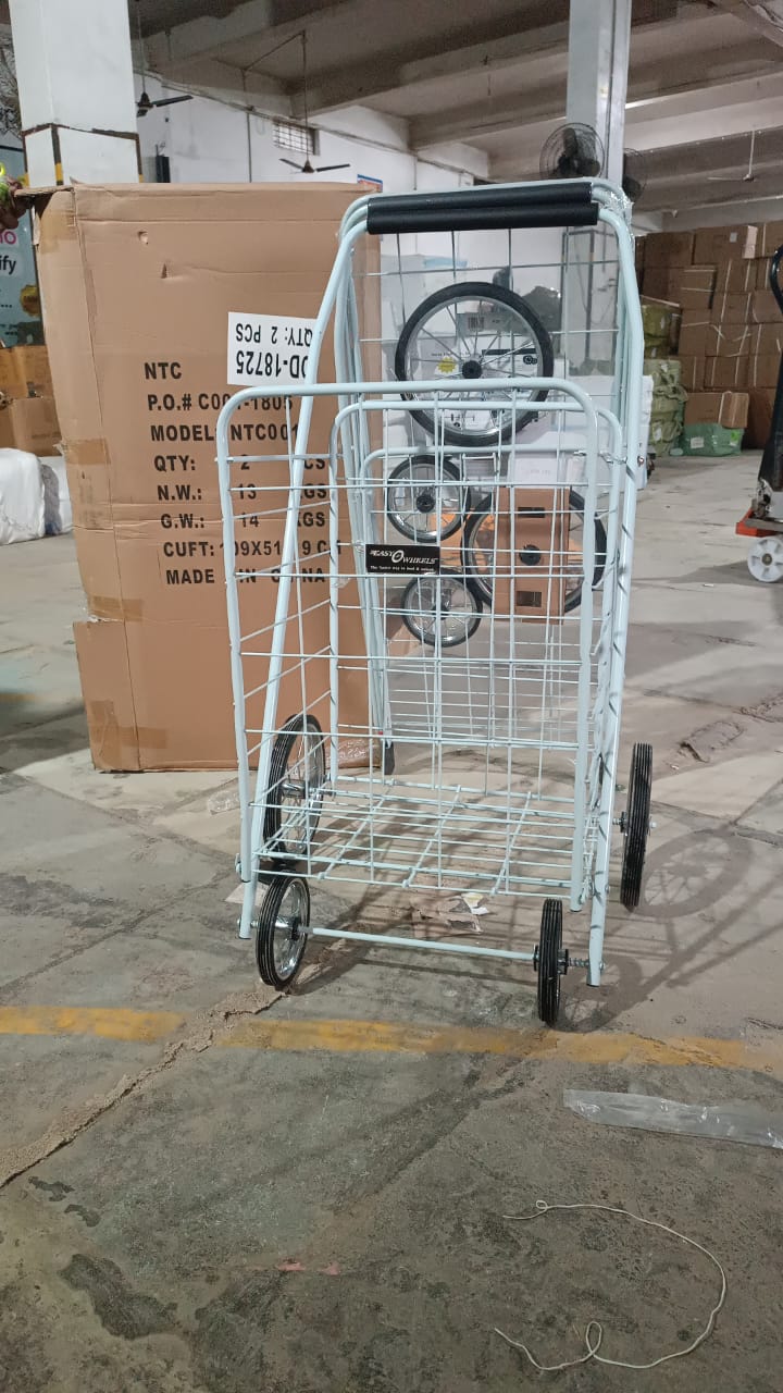 Foldable Shopping Trolley with Wheels ( MOQ :- 2 Pc) - Image 12