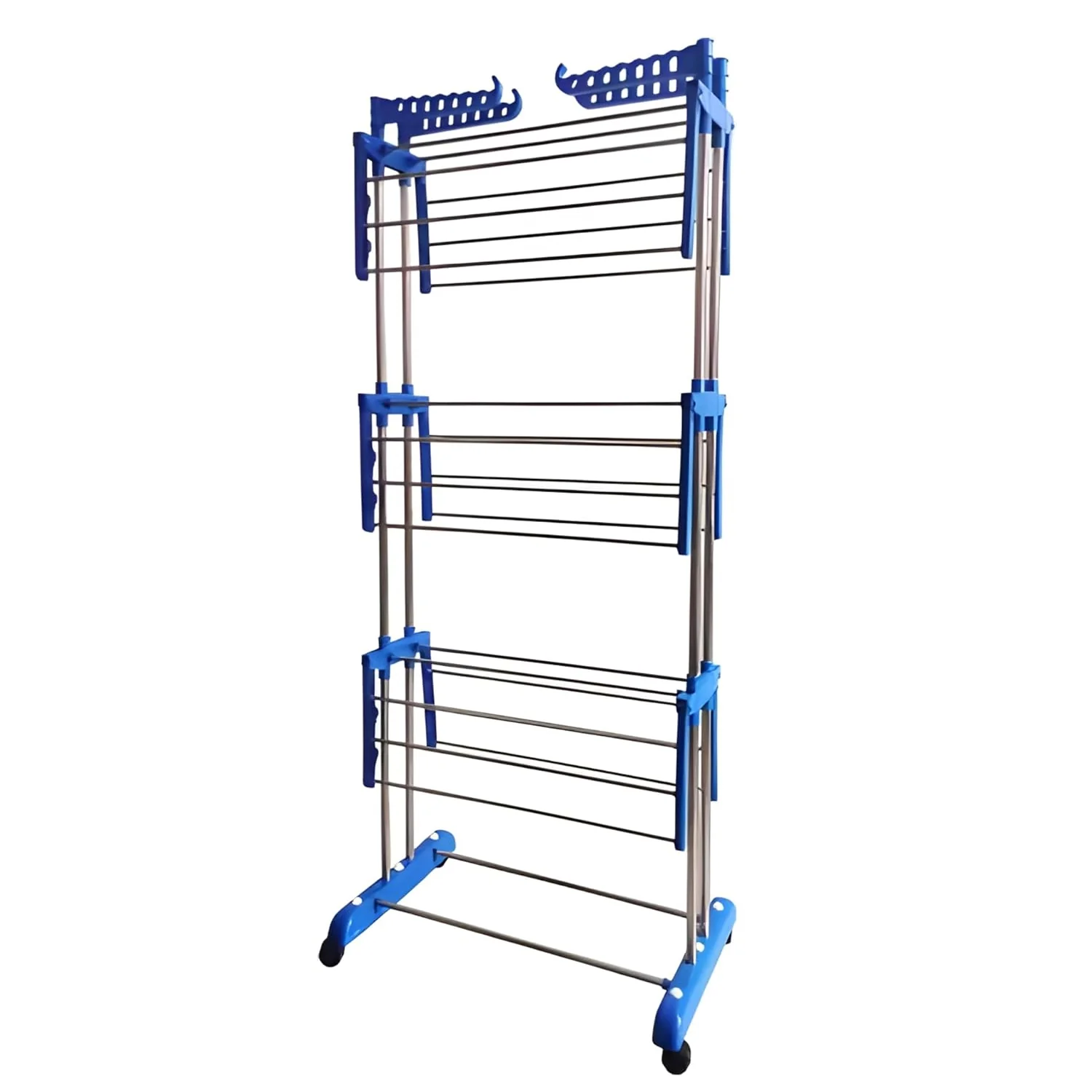 Foldable Stainless Steel Clothes Drying Stand Rack - Image 5