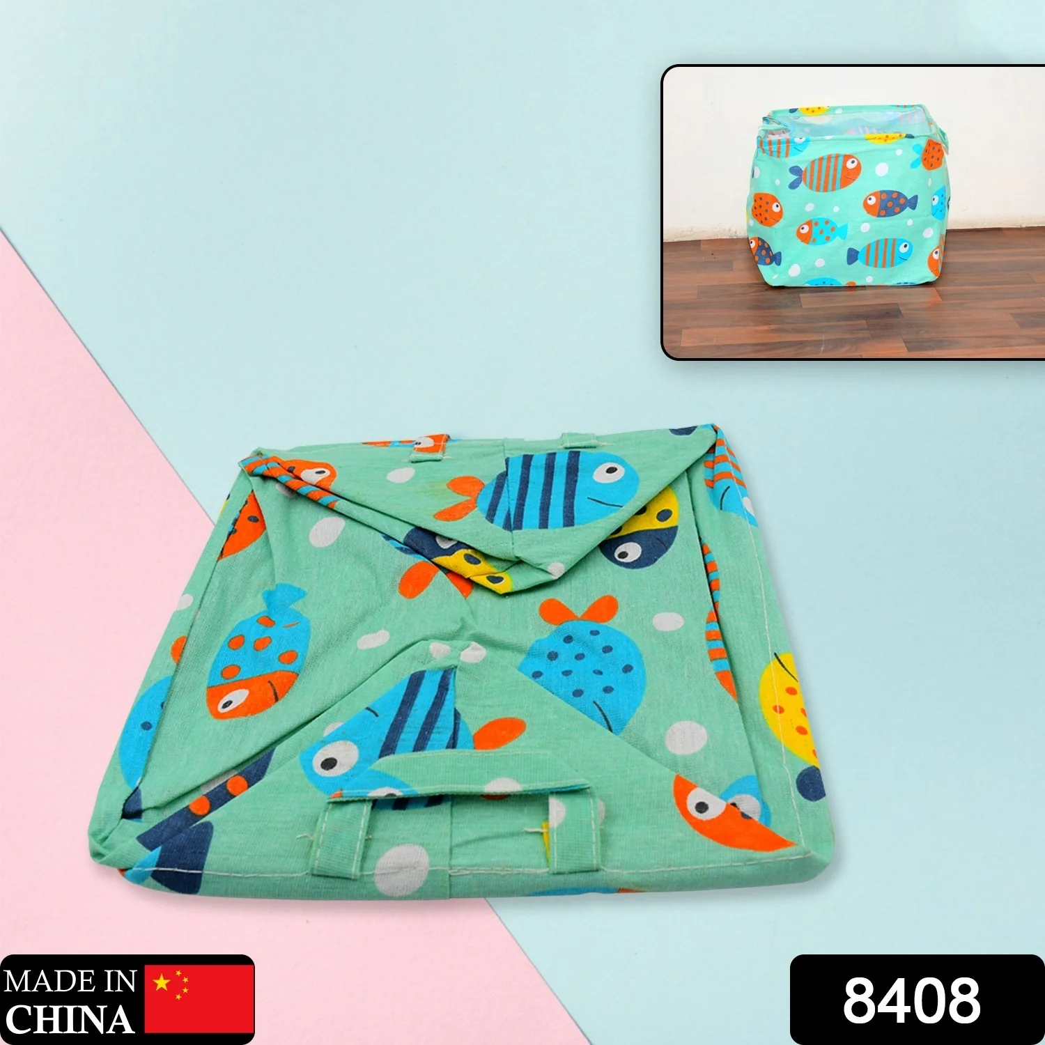 Foldable Storage Bag for Clothes, Blankets & Quilts – Closet Organizer Box - Image 2