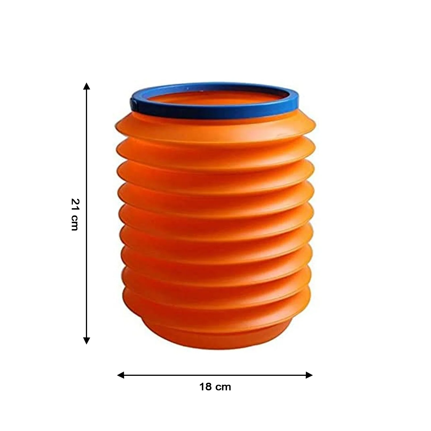 Foldable Storage Bucket , Water Container & Dustbin Multiuse Bucket For Home , Car & Kitchen Use Bucket - Image 6