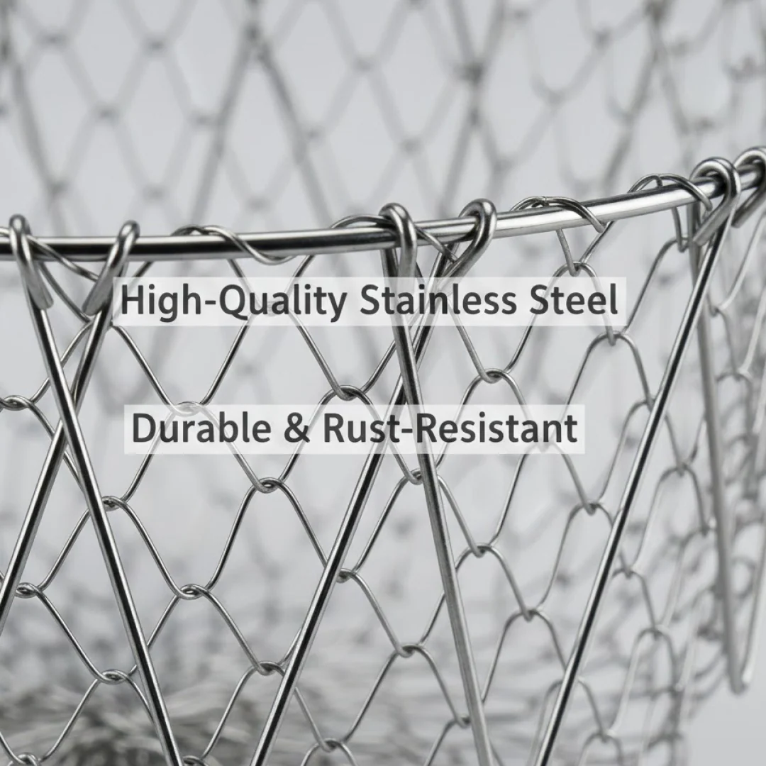 Foldable Strainer Chef Basket - Image 5