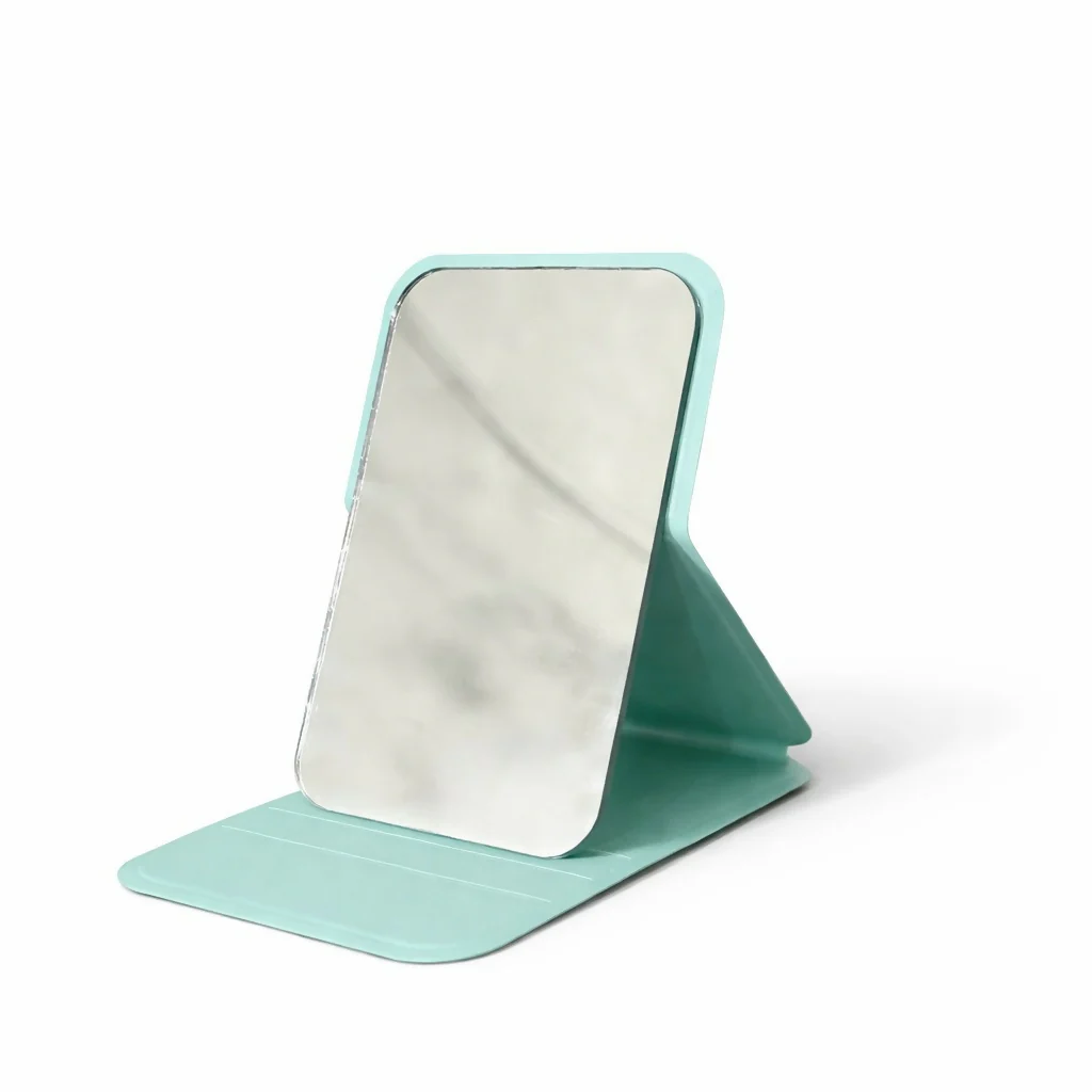 Foldable Tabletop Makeup Mirror Compact Vanity Mirror for Home and Travel - Image 2
