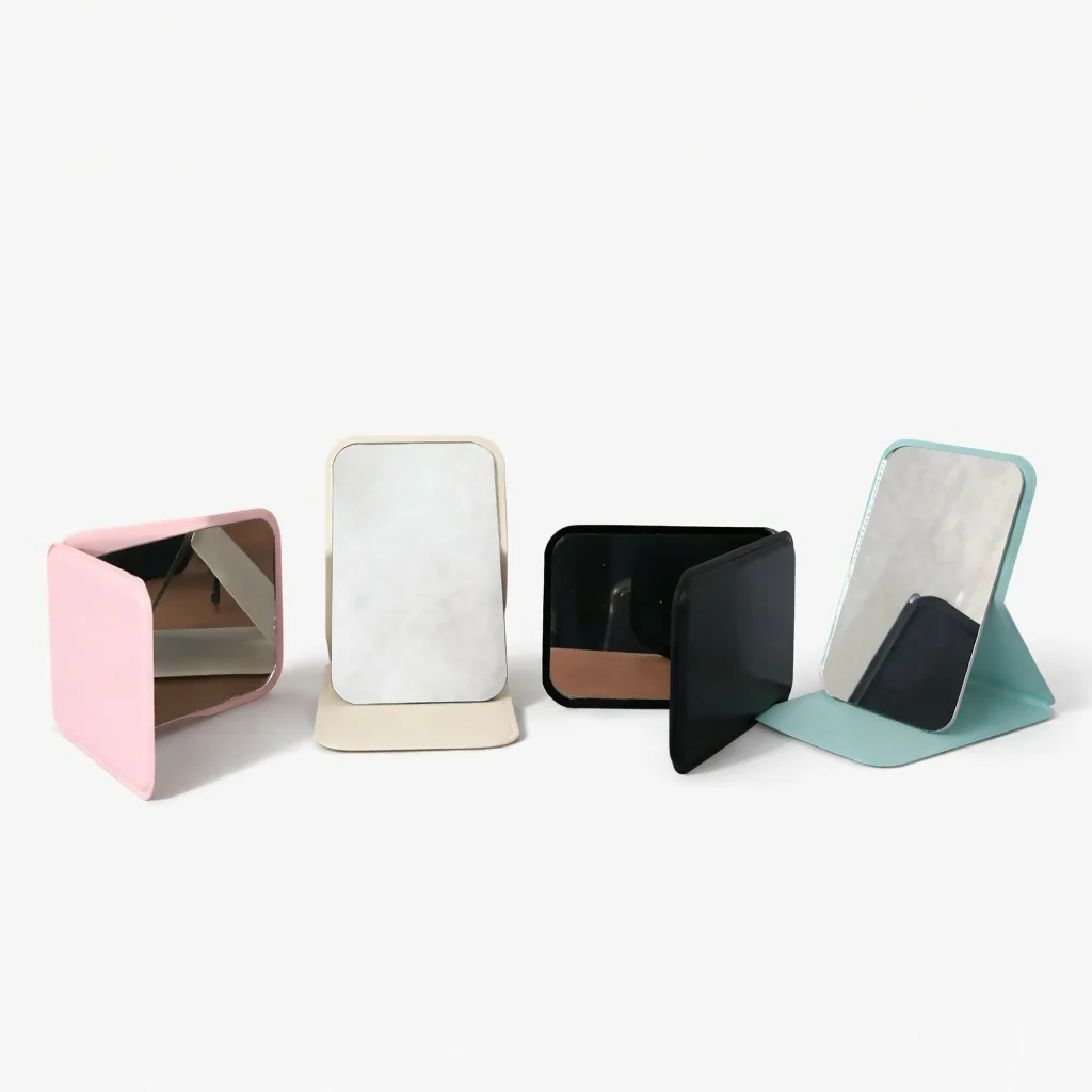 Foldable Tabletop Makeup Mirror Compact Vanity Mirror for Home and Travel - Image 3