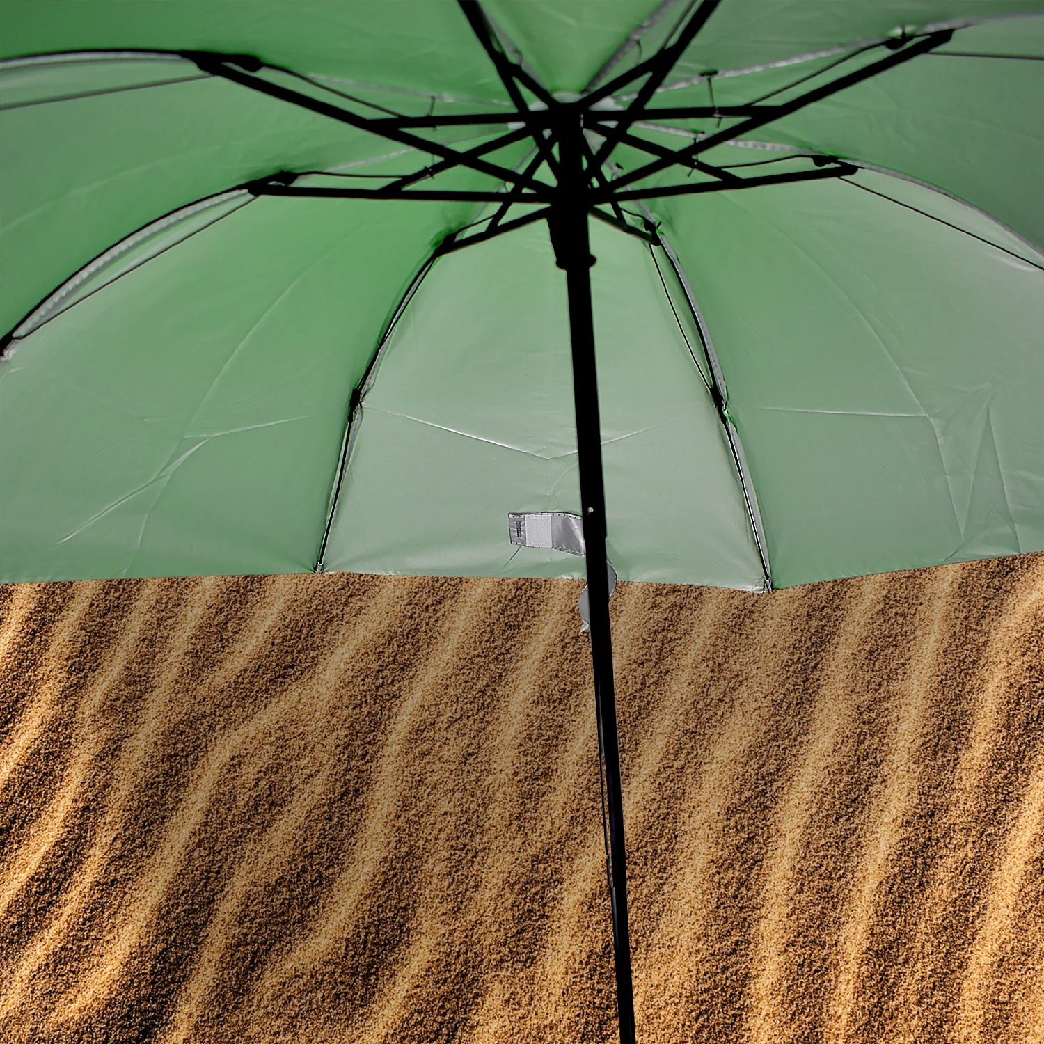 3 Fold Sun Protective Solid Foldable Outdoor Umbrella - Image 5
