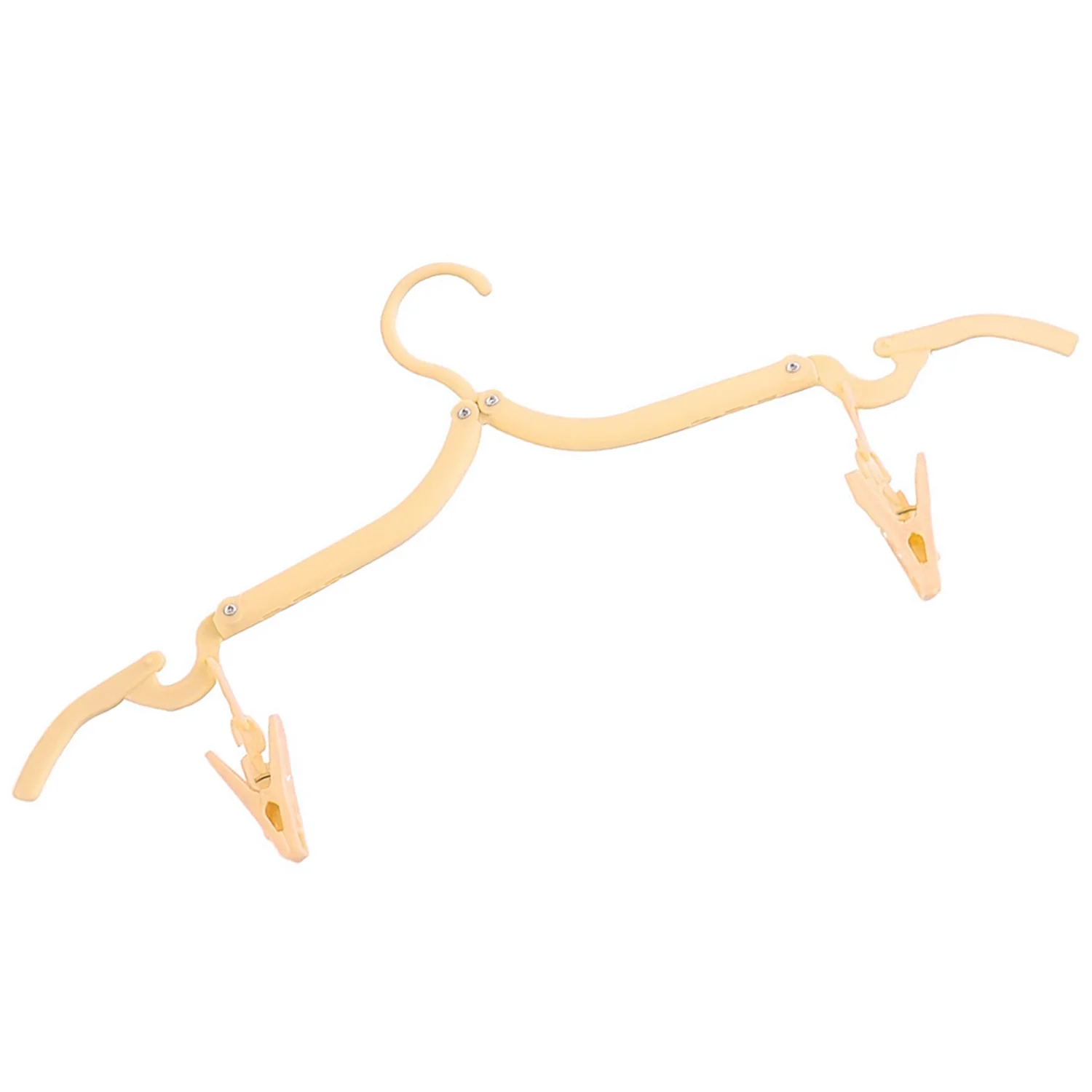 Folding Hanger with Clips for Clothes, Adjustable Hanger (1 Pc) - Image 5