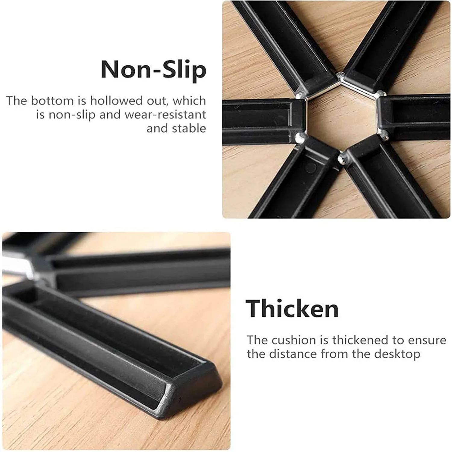 Folding Insulated Pad for Hot Pots - Foldable Trivet Mats (1 Pc) - Image 8